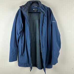 OROS Solarcore Insulated Jacket Men XL/TG Blue Longline Ski Snowboarding Outdoor